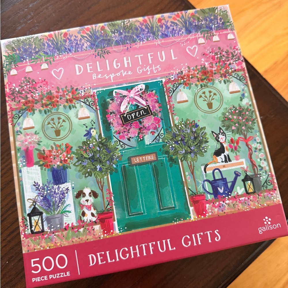 Galison puzzle - spring summer  theme delightful gifts new 500 pieces
